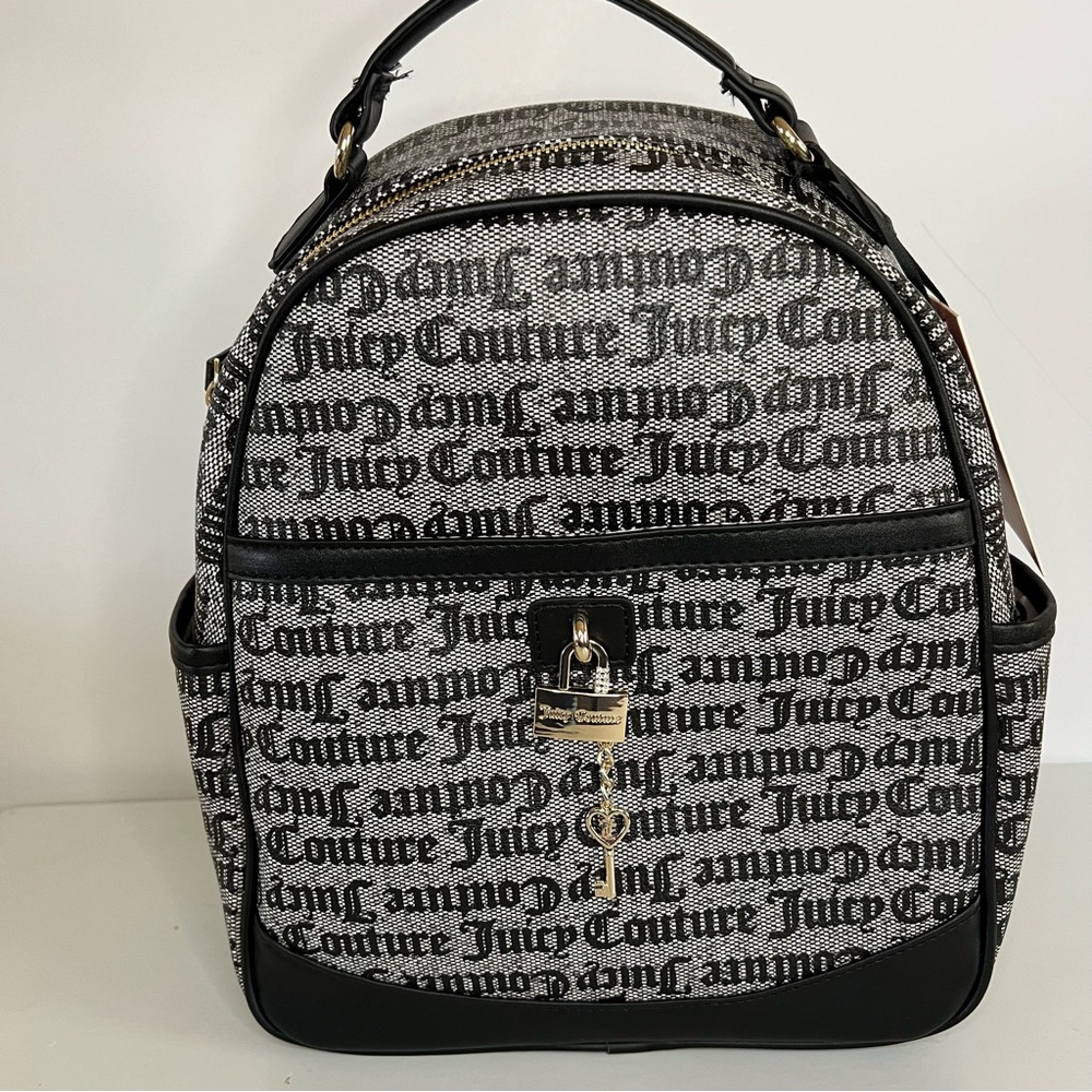Juicy couture medium backpack black
